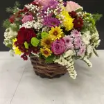 Basket Of Flowers - Colorful